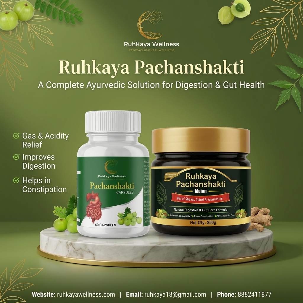 ruhkaya pachanshakti combo | complete gut health kit ruhkaya pachanshakti combo | complete gut health kit